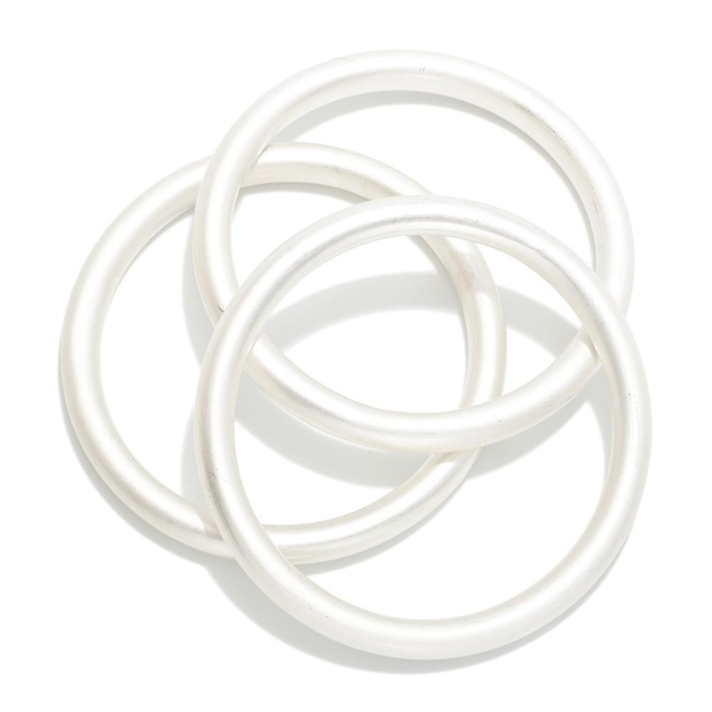 Classic Silver Bangle Bracelet