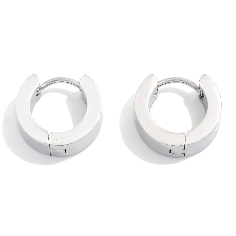 Statement Huggie Hoops