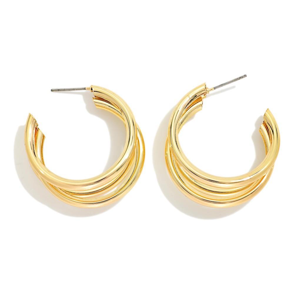 Triple Hoop Earrings
