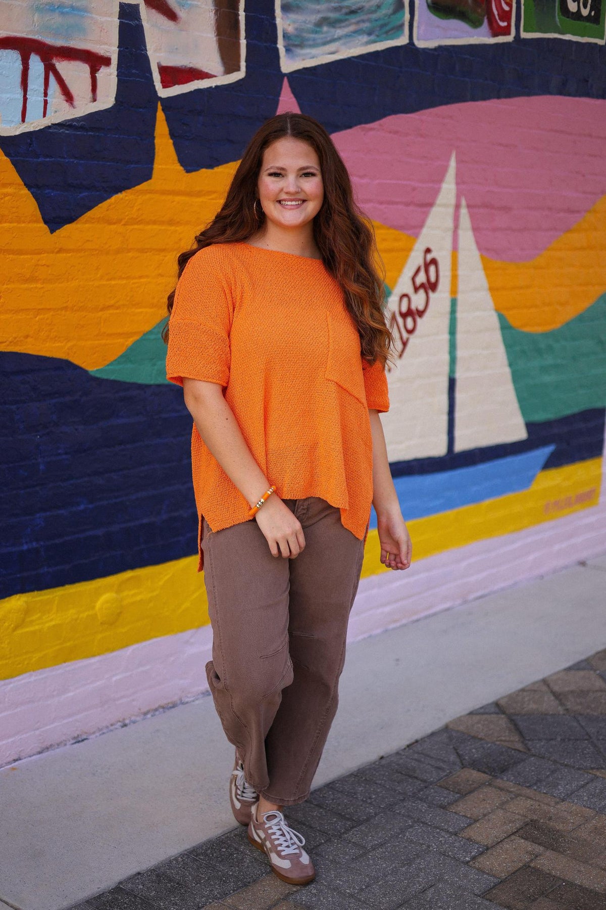 All Seasons Top- Orange