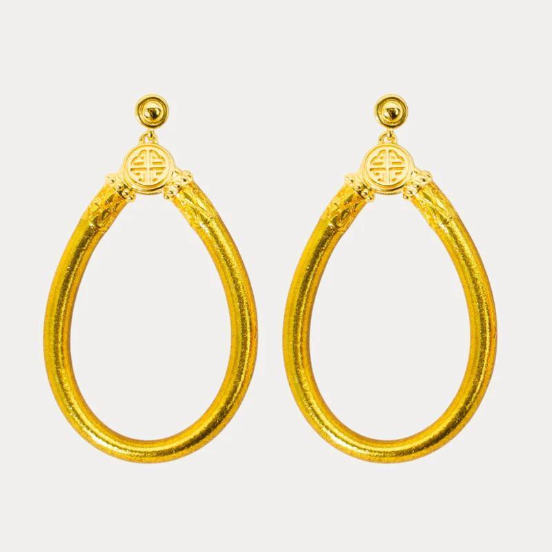 Gold All Weather Earrings By BuDhaGirl