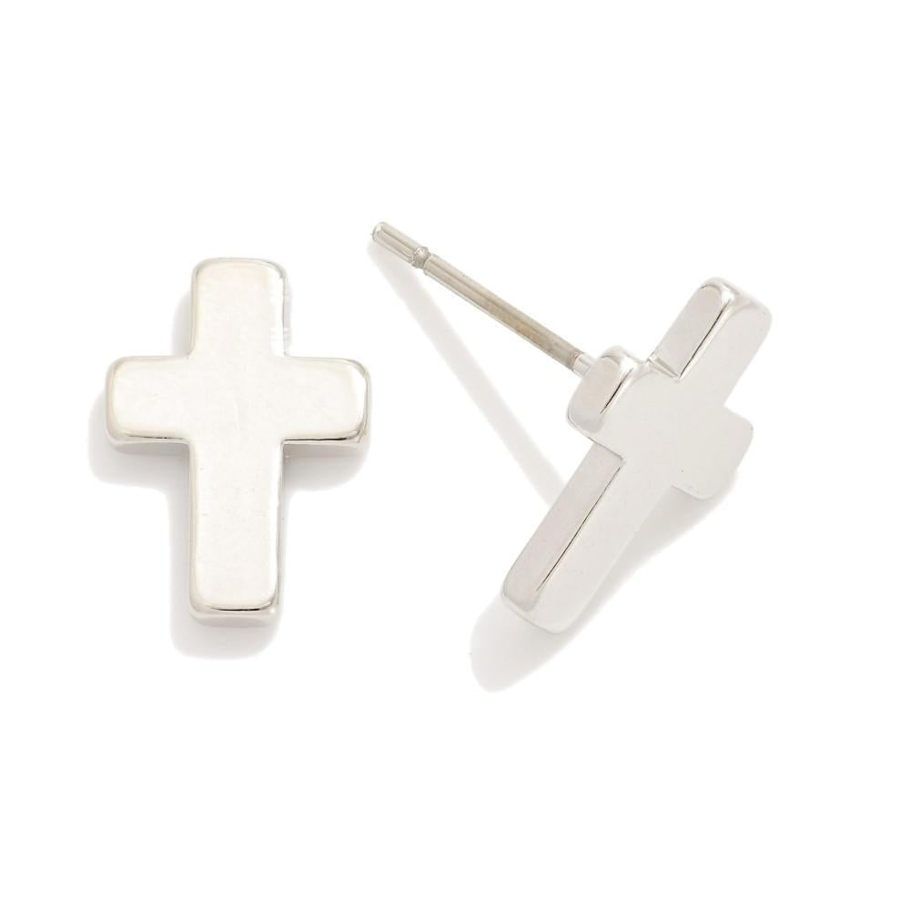 Chunky Cross Studs