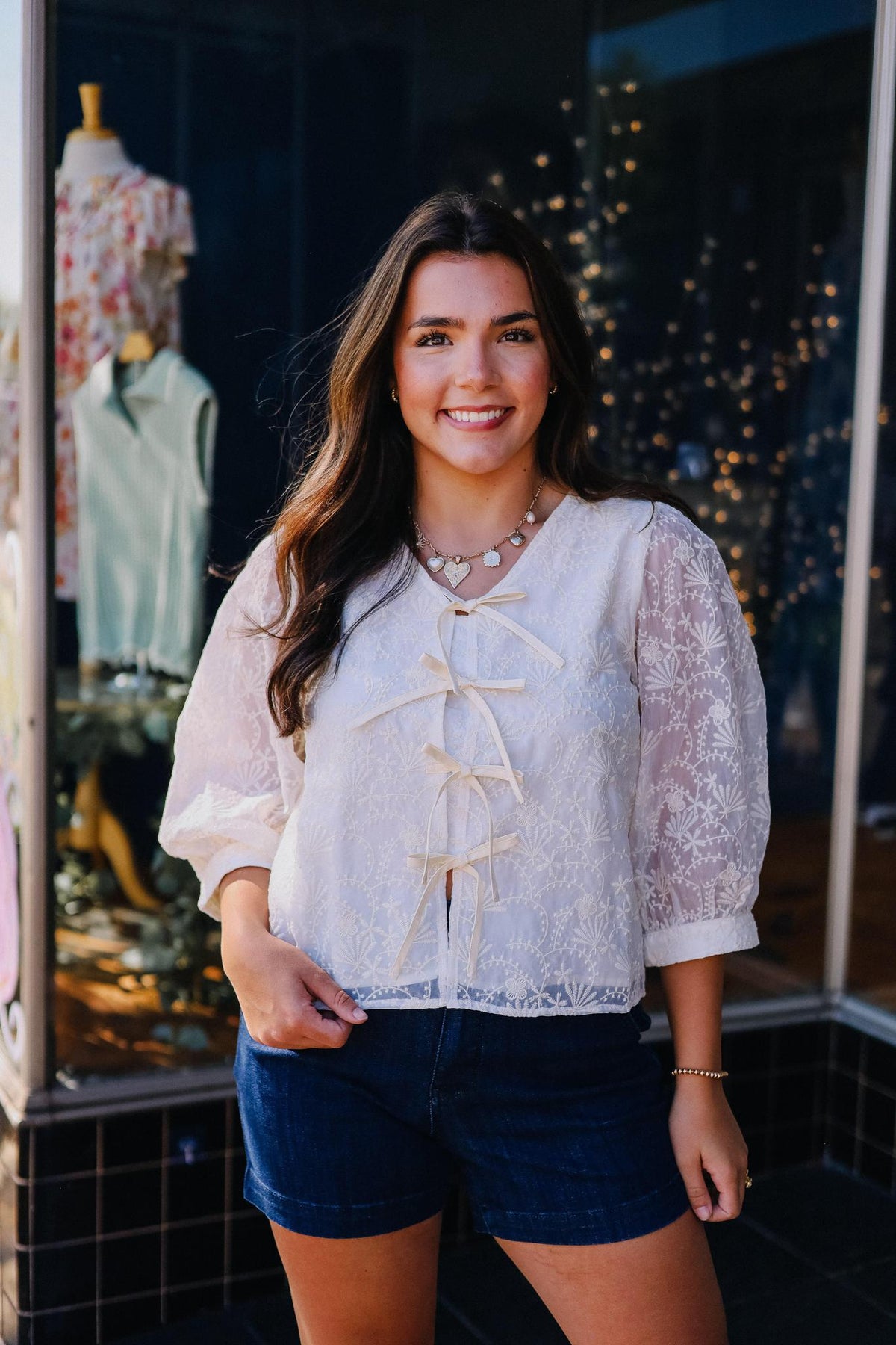 The Hannah Lace Top