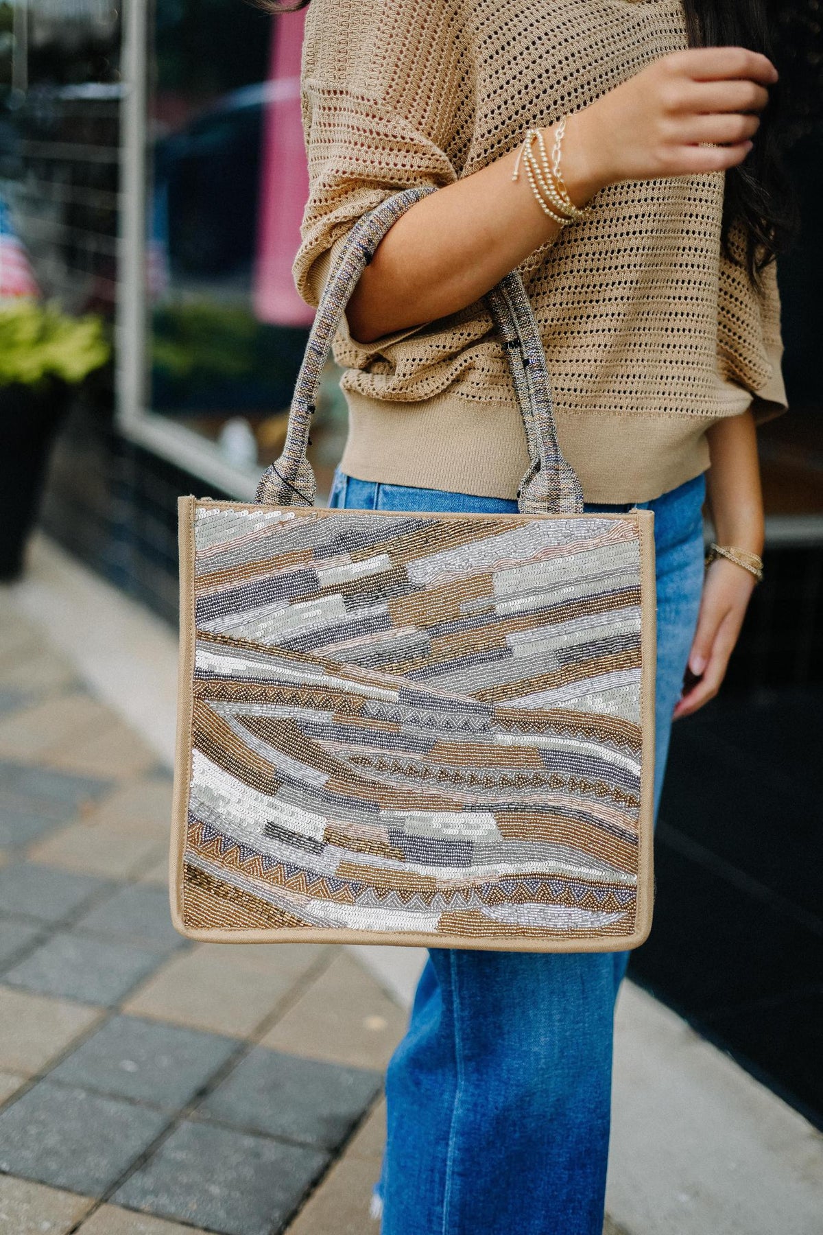 The Golden Layers Tote