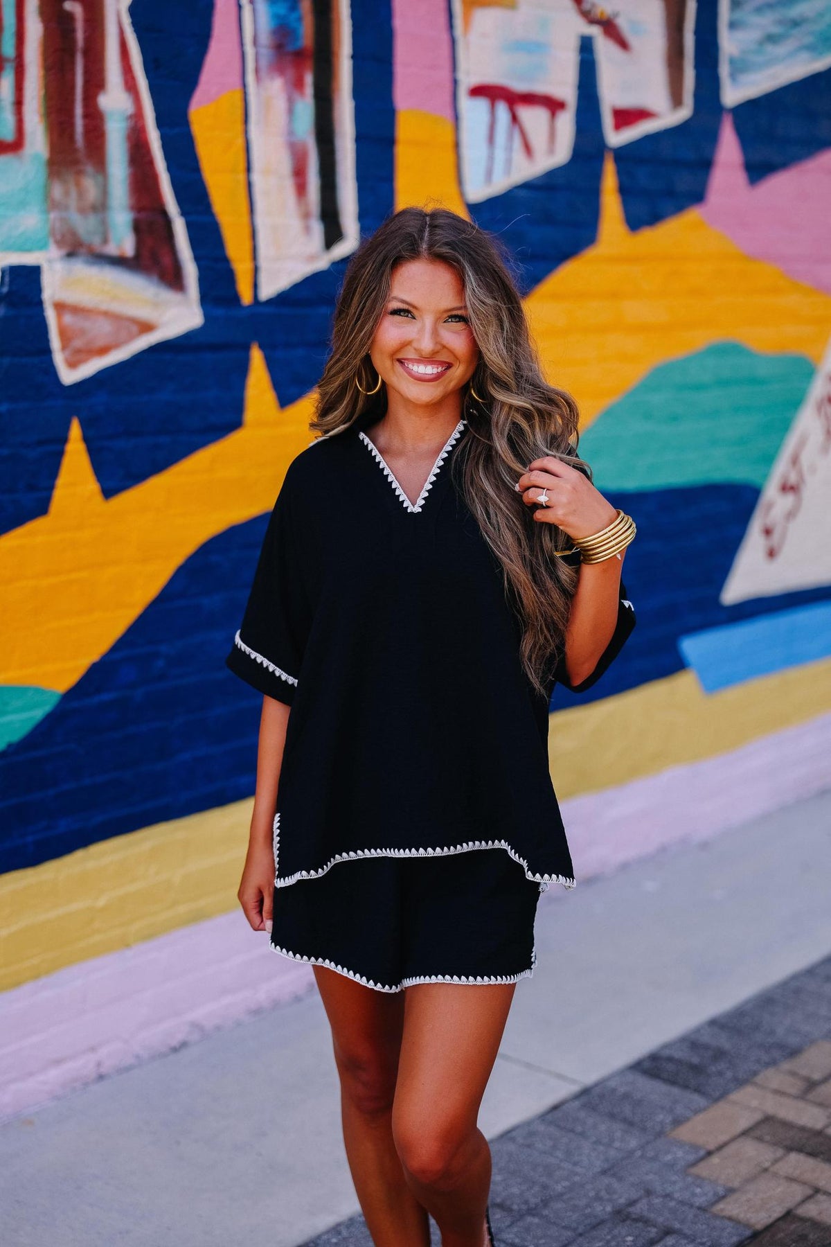 Comfy Black Short Set