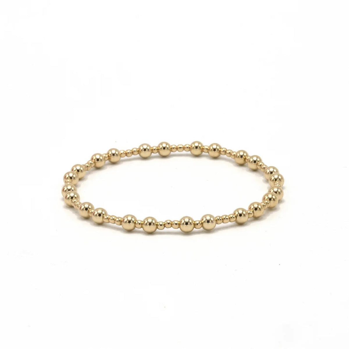 The Charleston 2*4 14k Gold-Filled Beaded Bracelet by Erin Gray