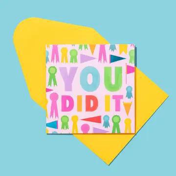 Gift Enclosure Card - "You Did It"