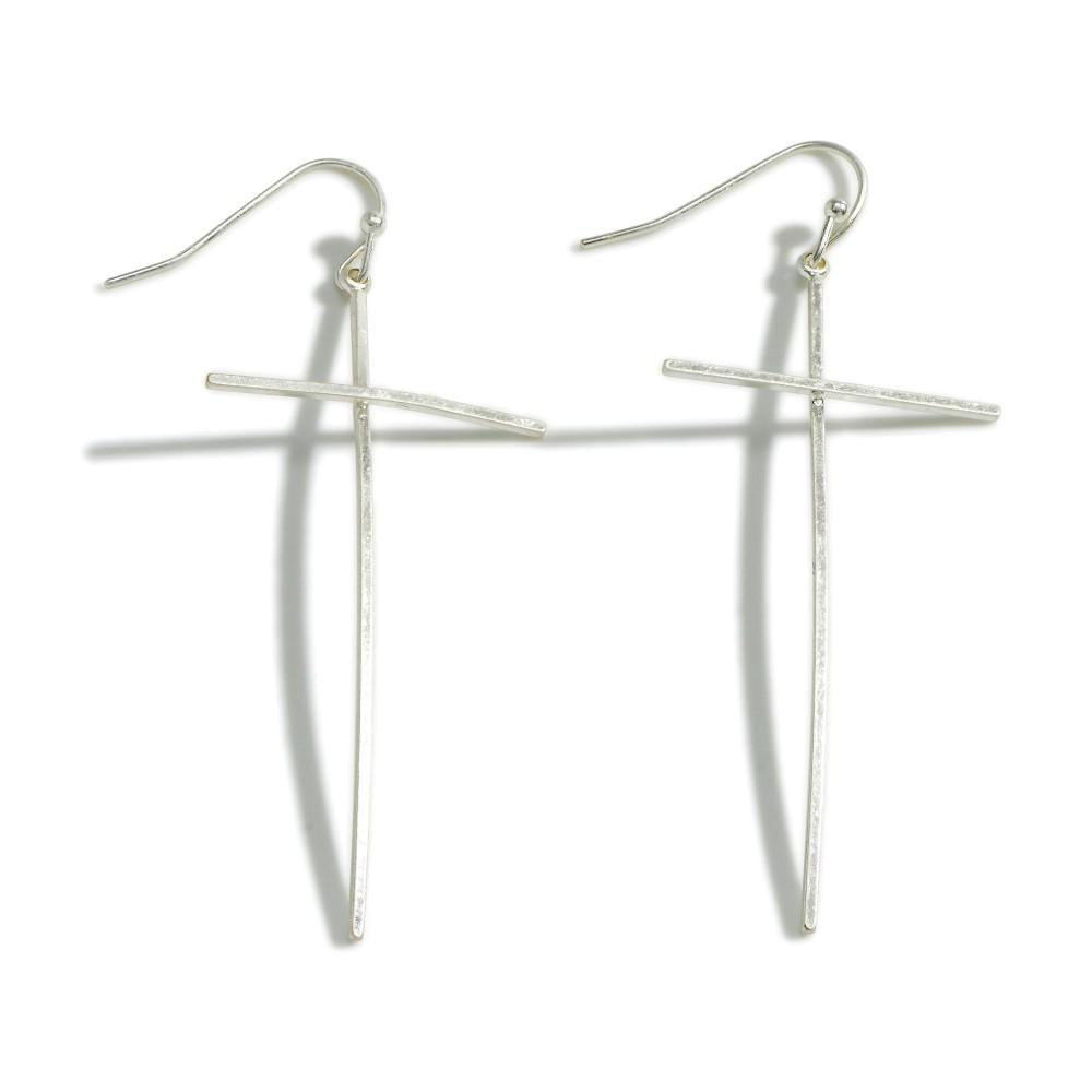 Faithfully Yours Earrings- Silver