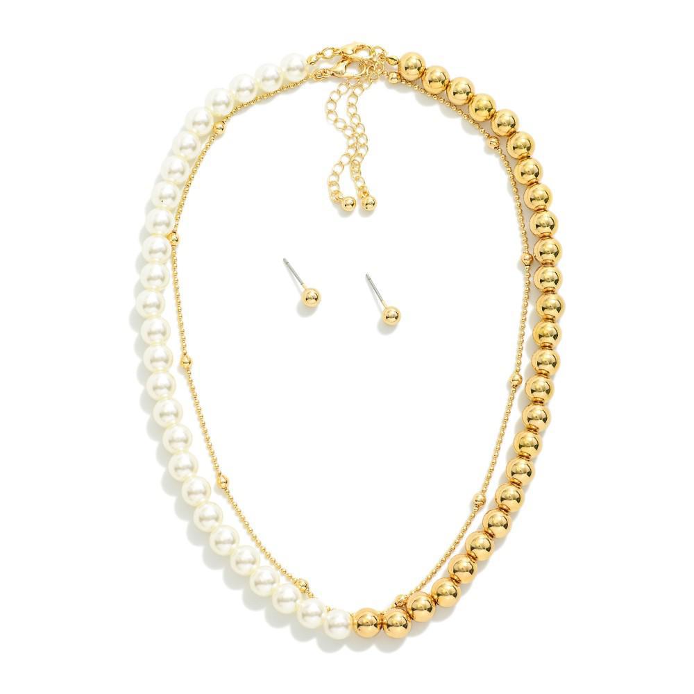 Classy In Pearls Necklace