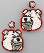 Victory Bark Beaded Earrings
