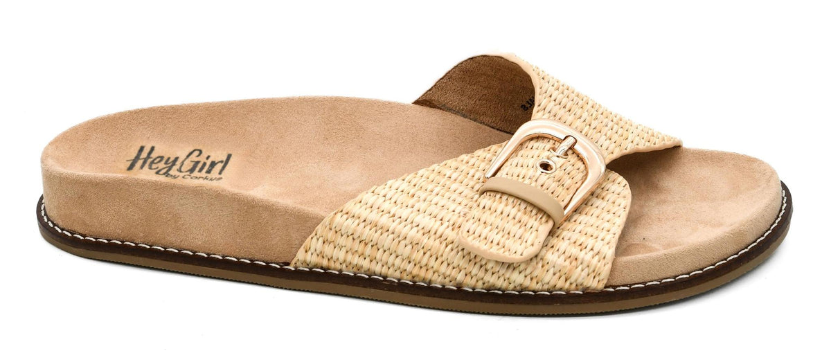 Passport Sandal by Corky's - Raffia
