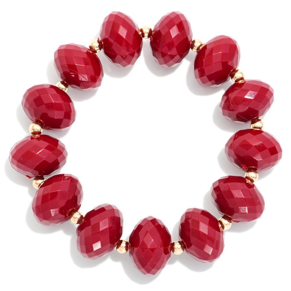 Garnet Glow Bracelet