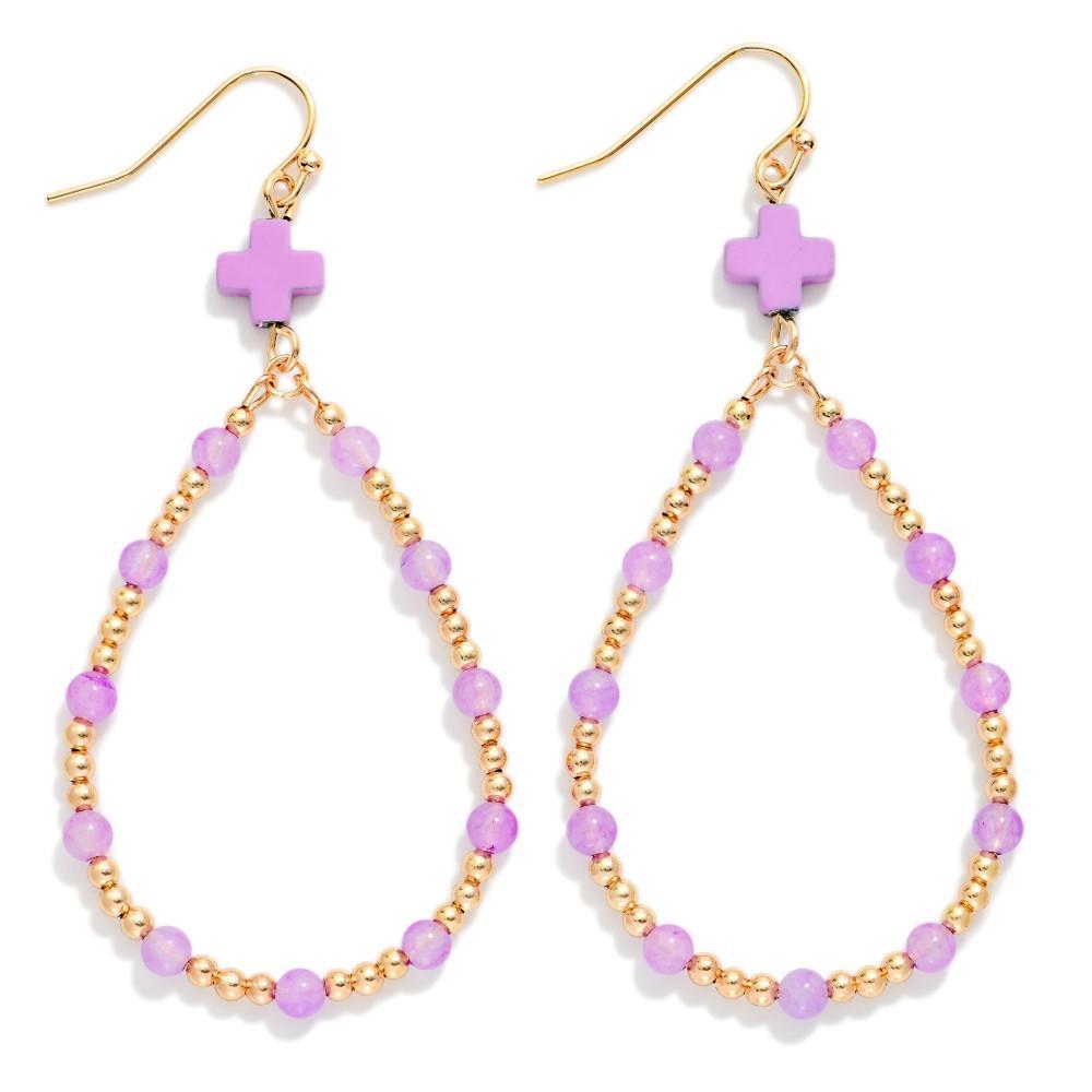 Sweet Lilac Drop Earrings