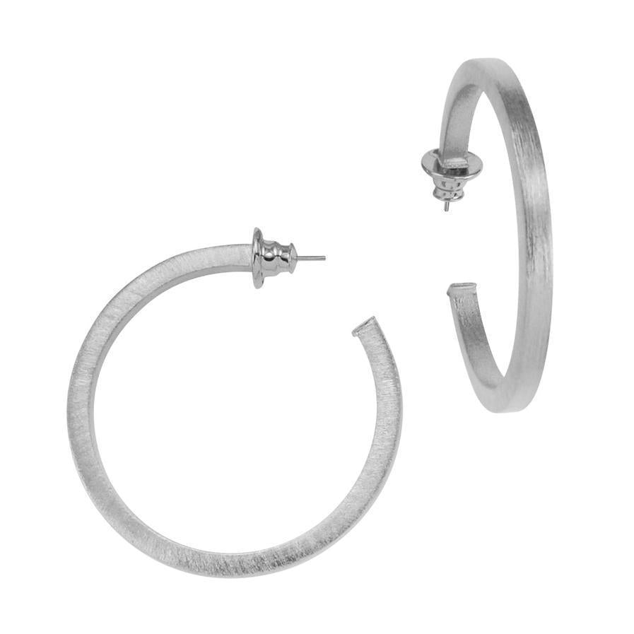 Betty Carre Pamela Hoop- Rhodium
