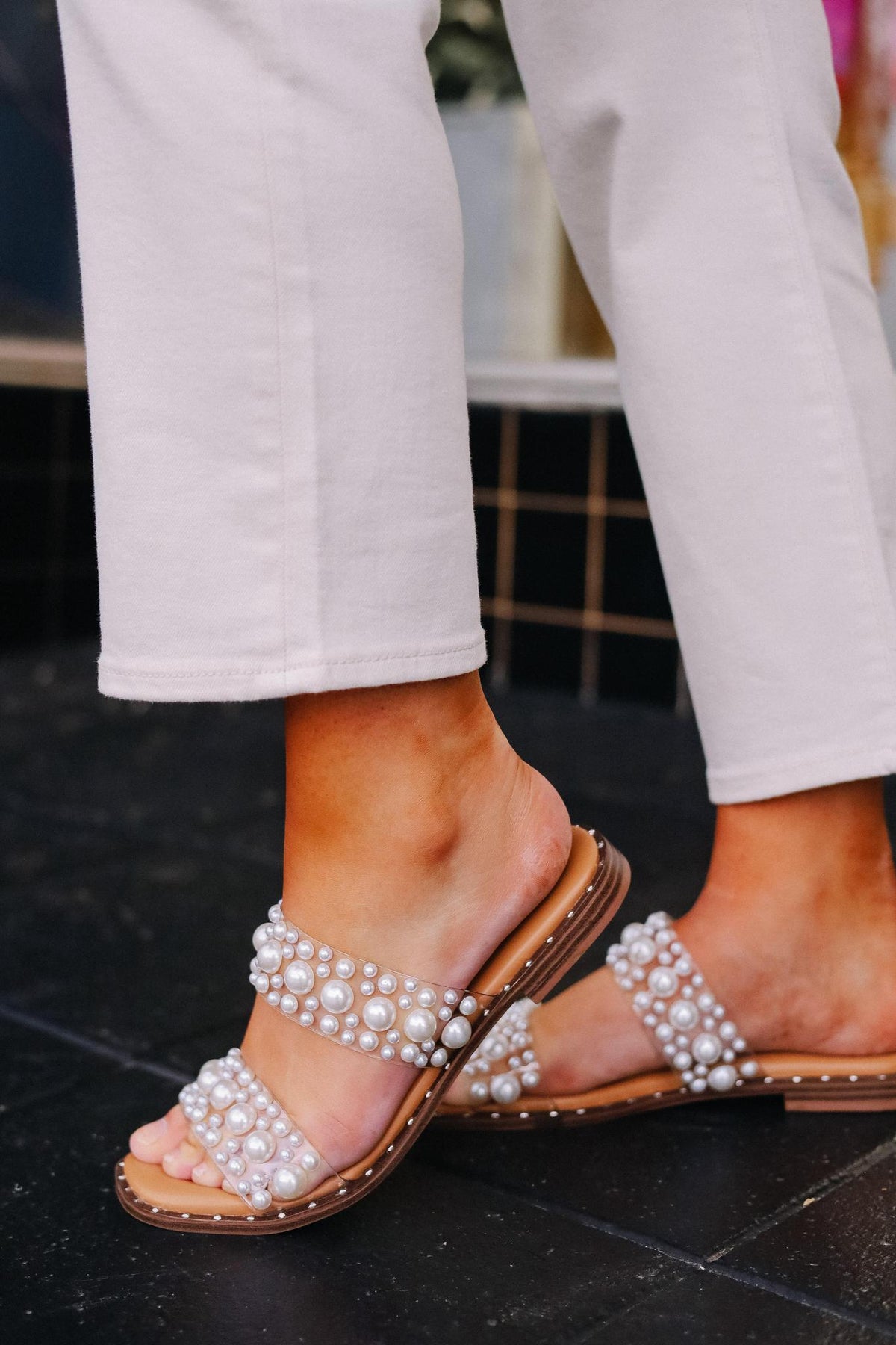 Mamma Mia Pearl Sandals