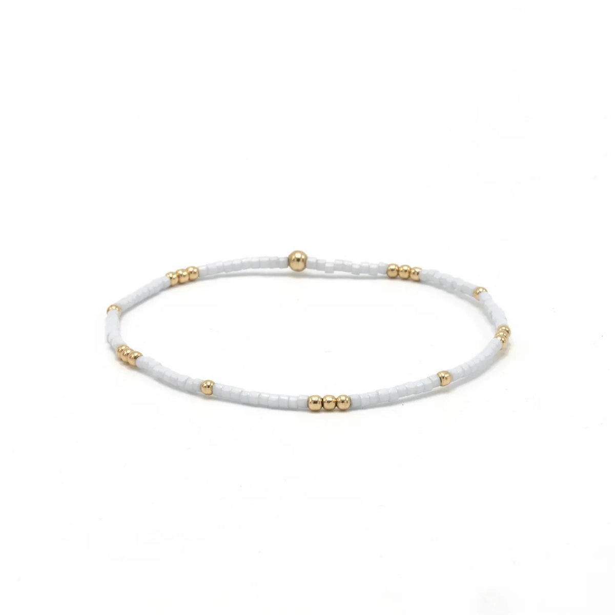 2mm Newport COTTON + Gold Filled Waterproof Bracelet by Erin Gray