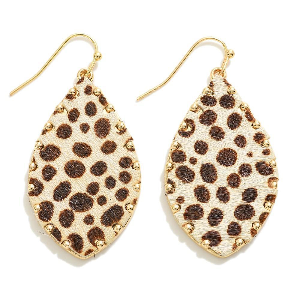Wild Thang Earrings -Beige