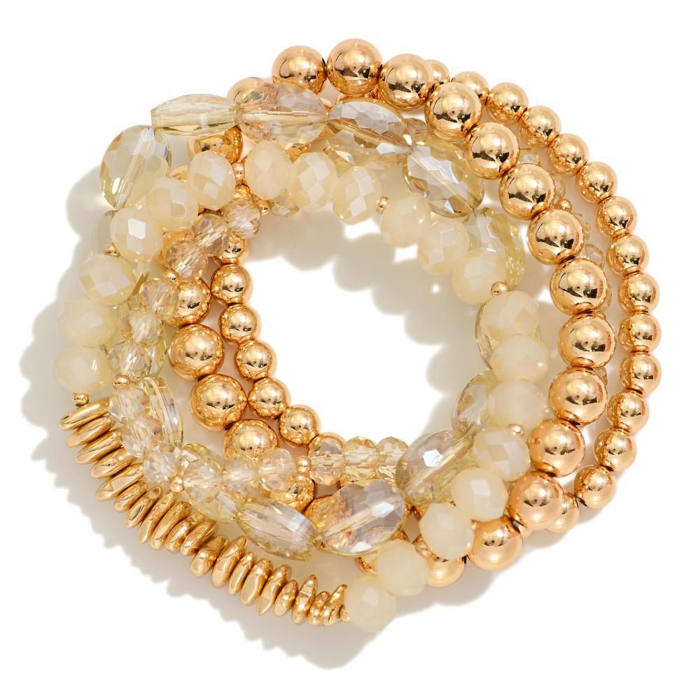 Neutral Glow Bracelet Stack