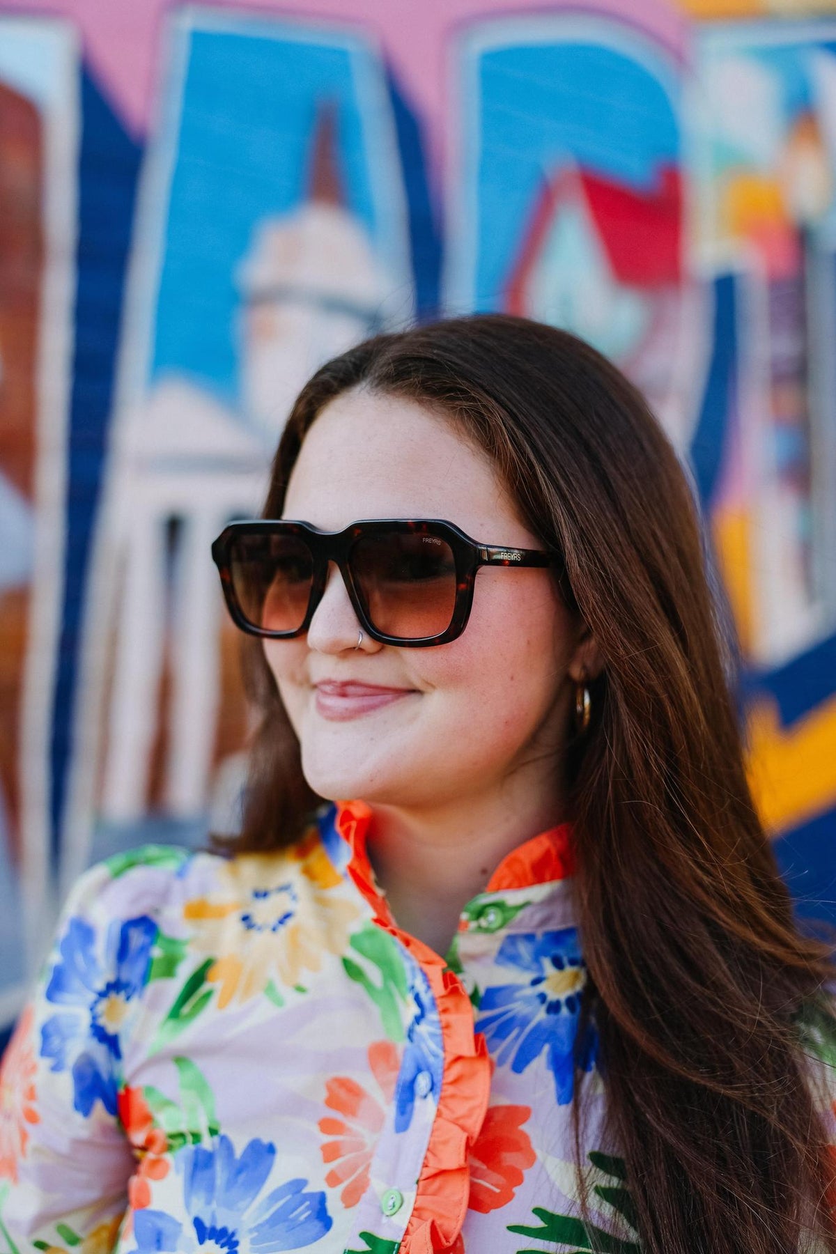 Dark Tortoise Charlie Sunglasses by Freyrs