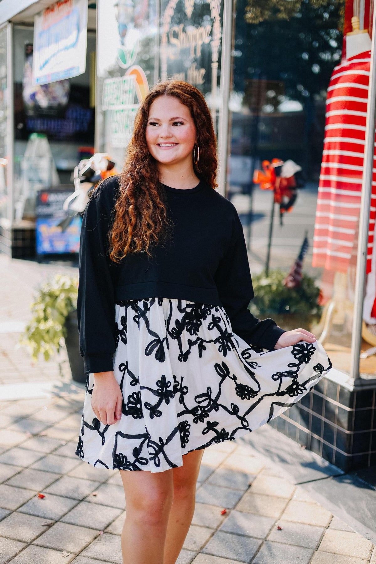 Ink & Ivory Mini Dress