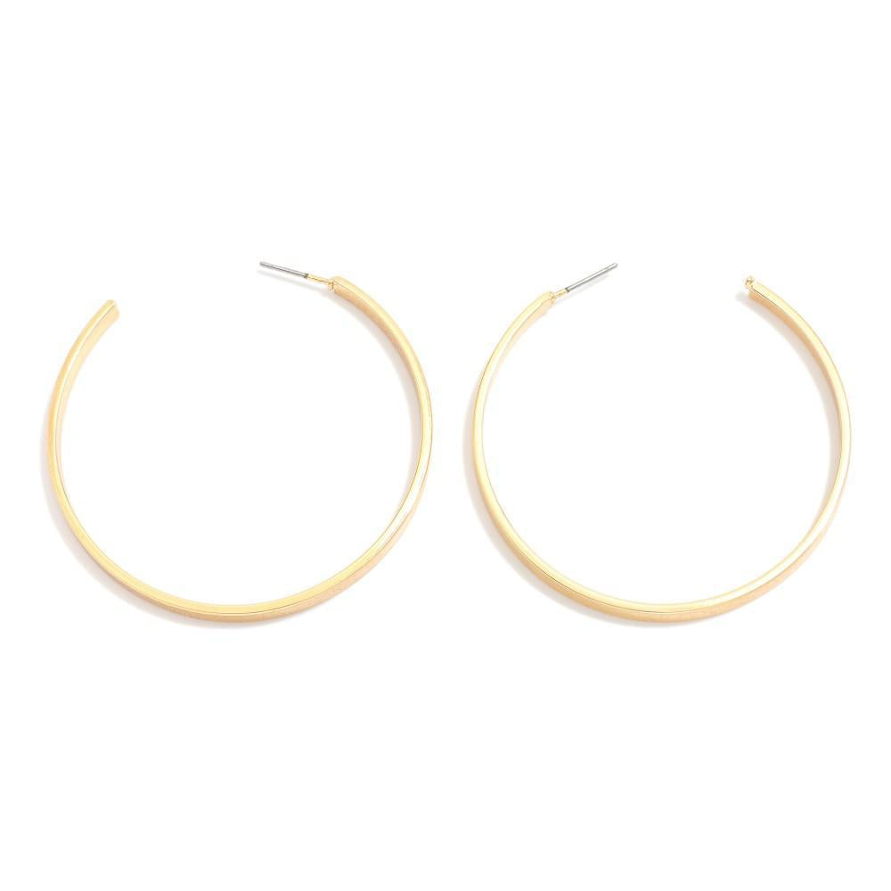 Miss Sass Gold Hoops