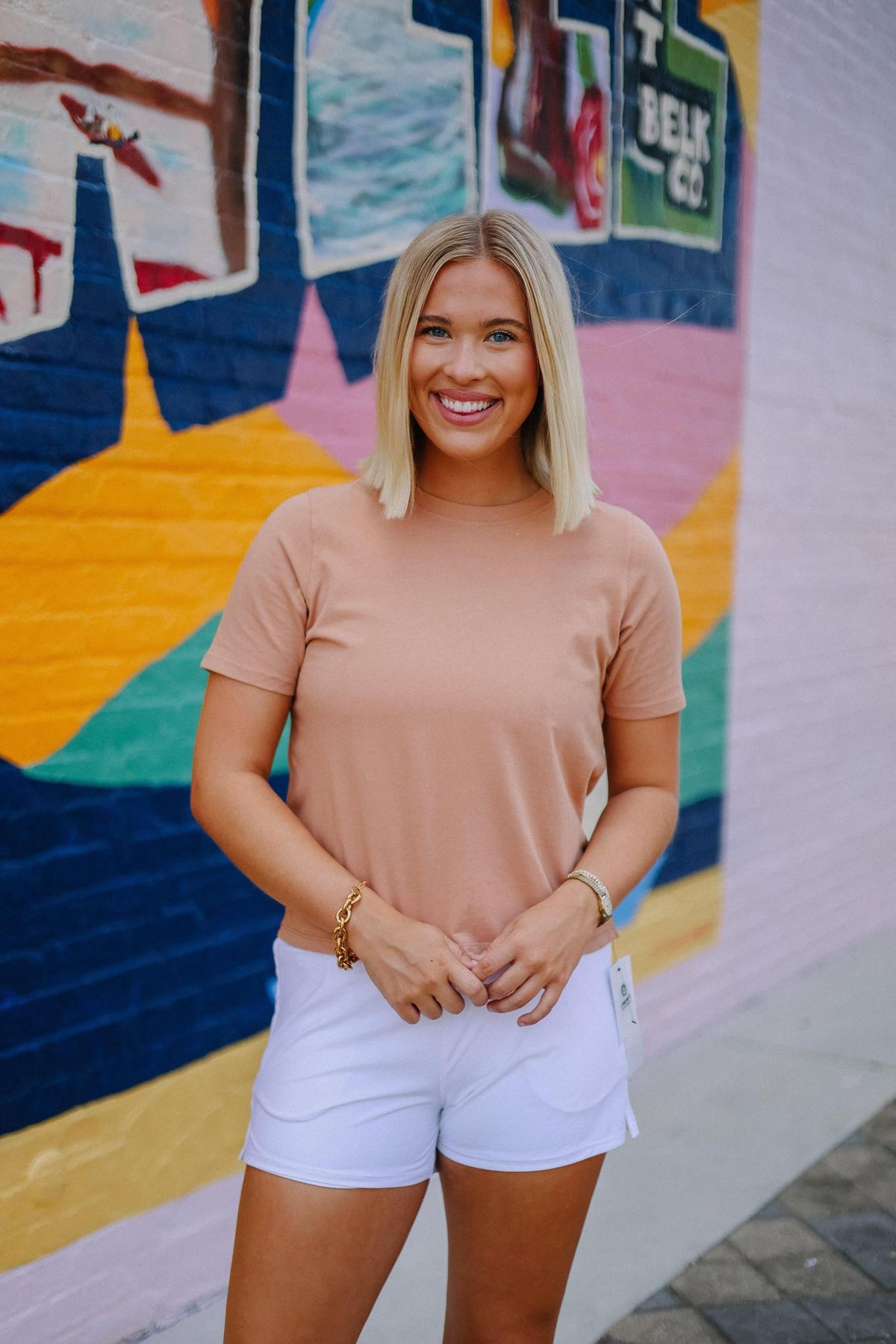 The Lauren Athletic Short - White