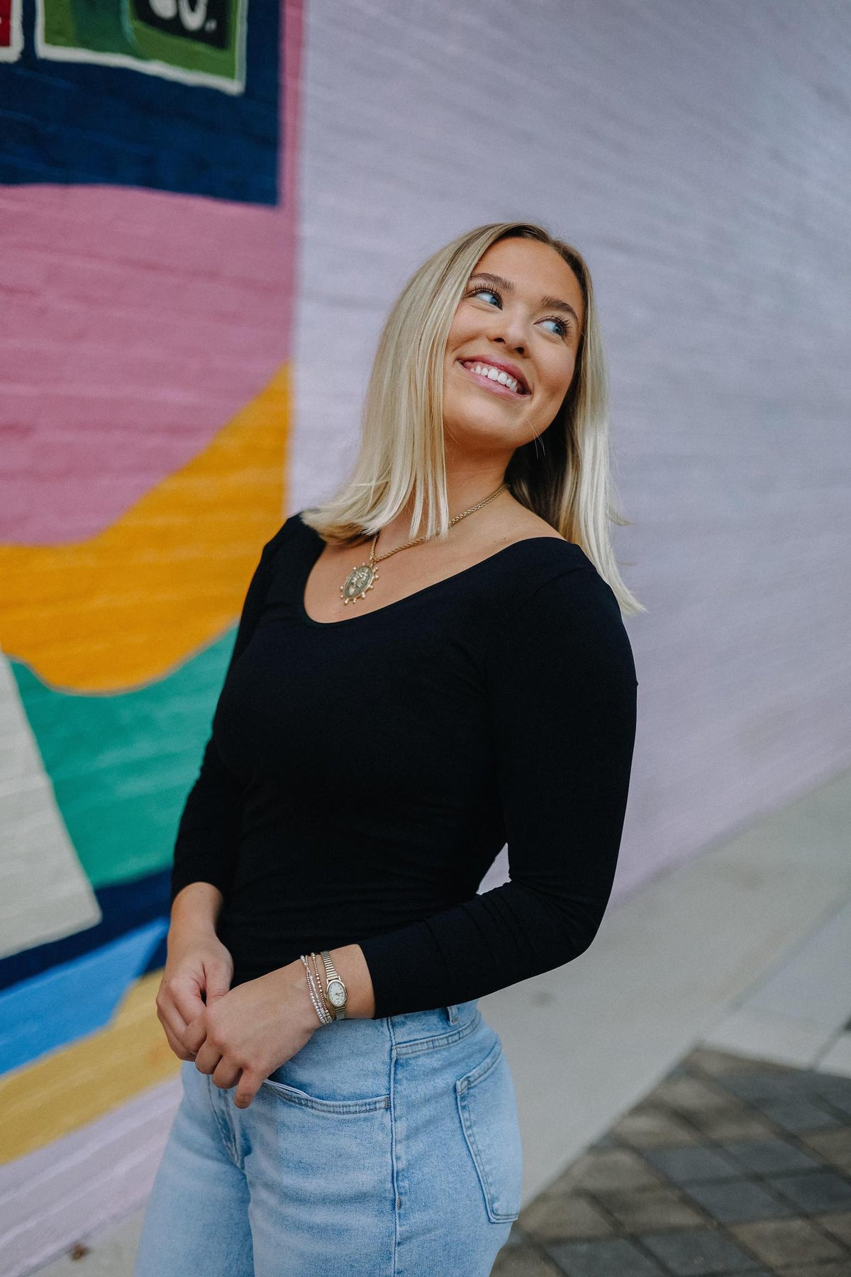 Layer Me Up Long Sleeve- Black