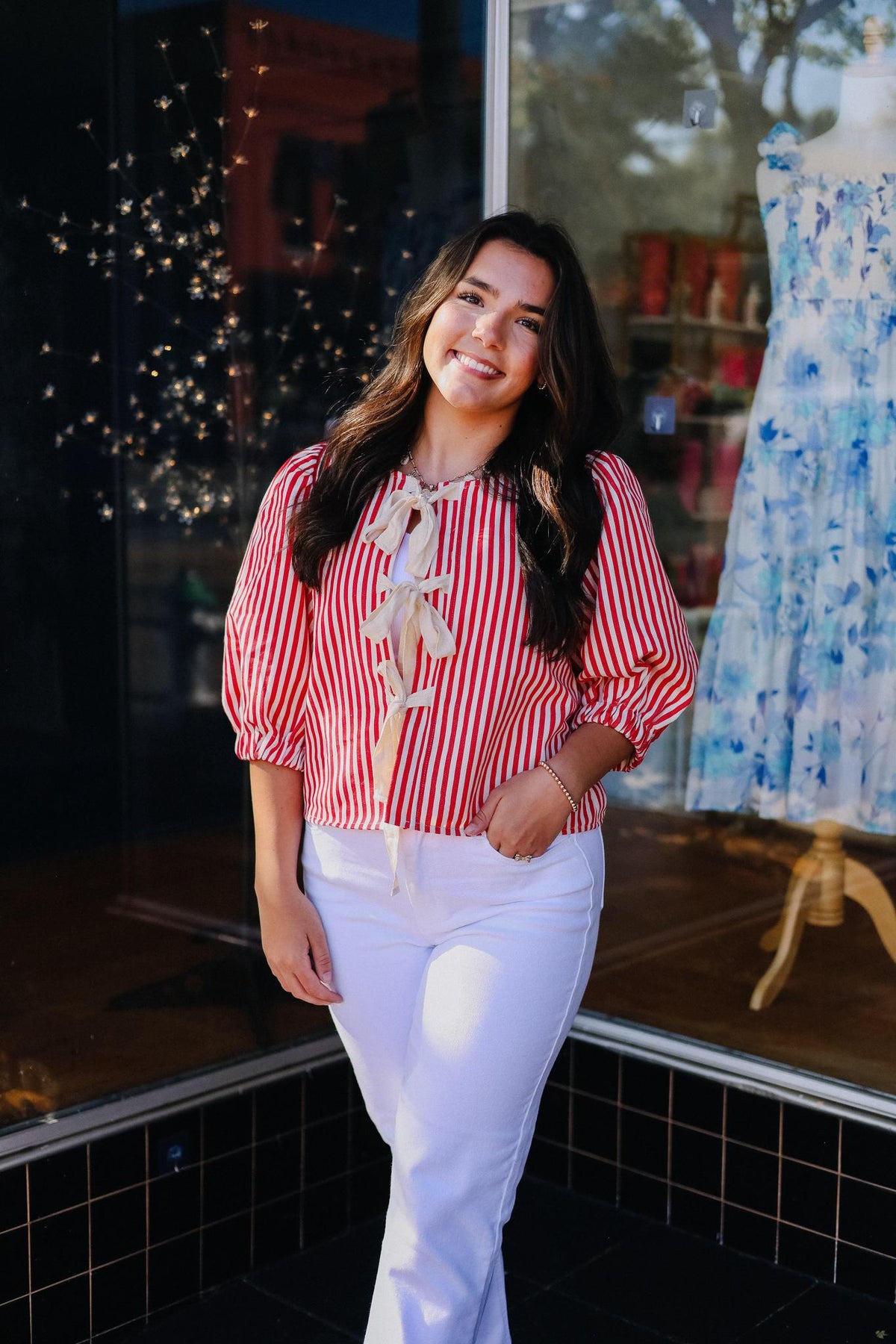 Cafe Cutie Striped Top