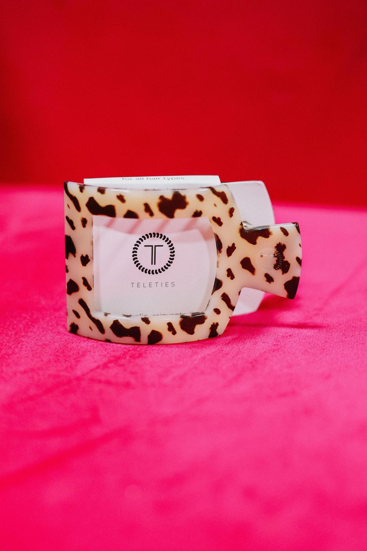 Blonde Tortoise Large Flat Square Hair Clip