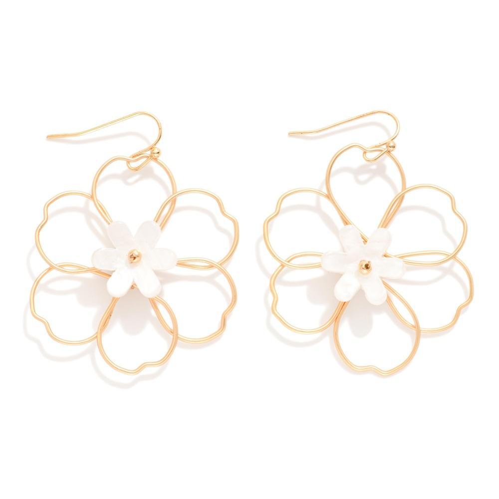 Floral Charm Earrings