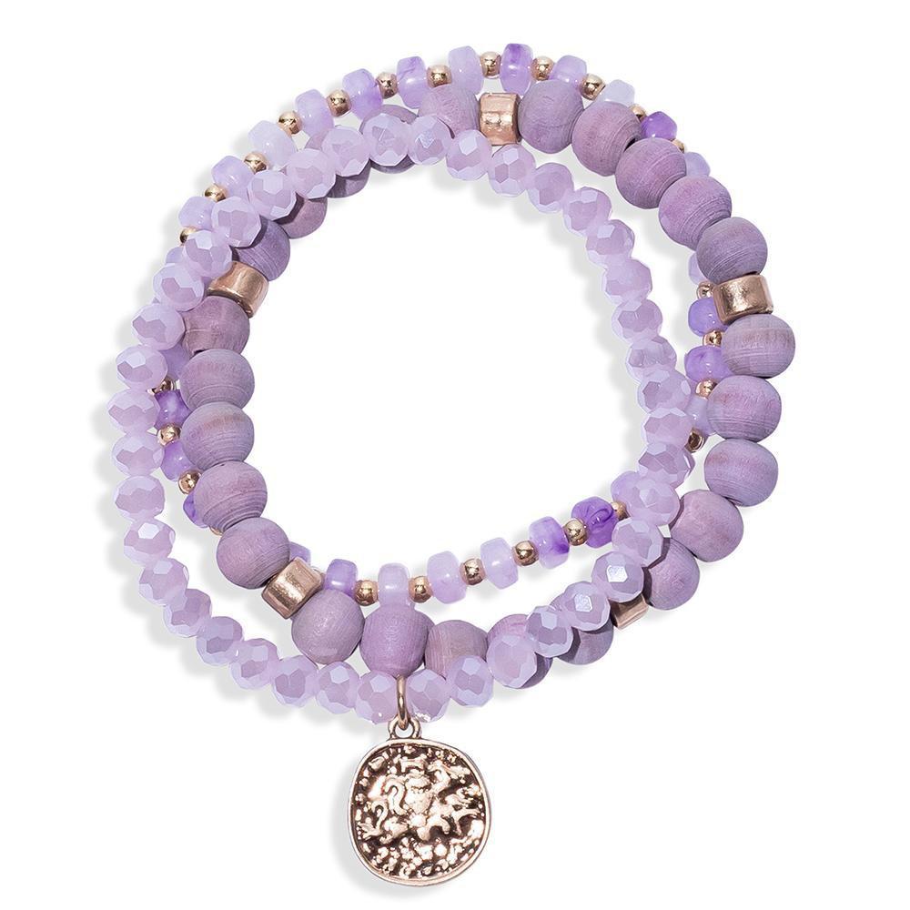 Violet Vibes Bracelet Stack