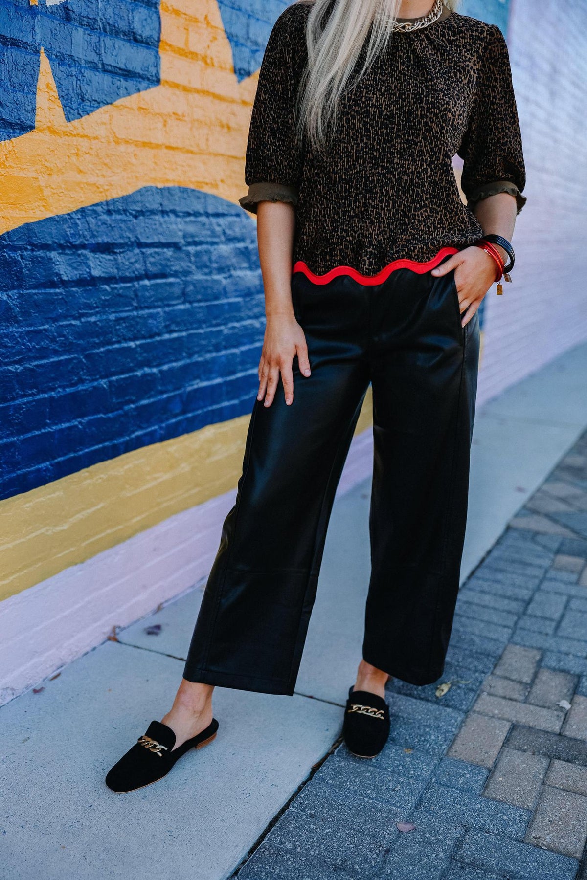 The Shadow Faux Leather Pants