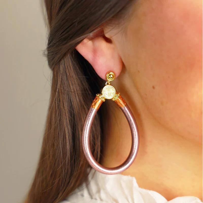 Champagne All Weather Earrings By BuDhagirl