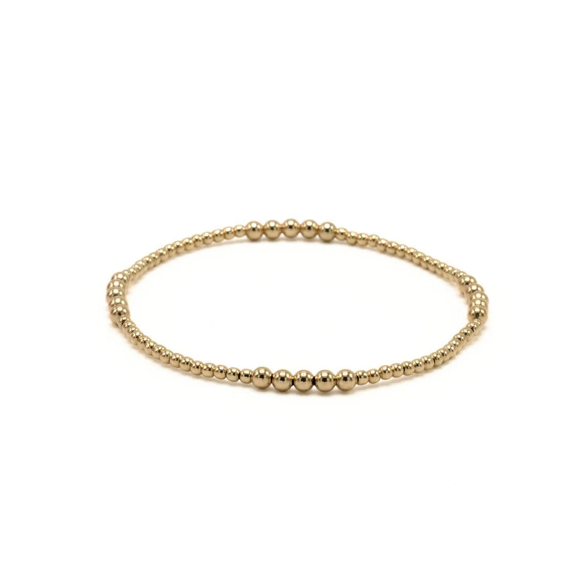 The Hamptons 2*3 14k Gold-Filled Beaded Bracelet by Erin Gray