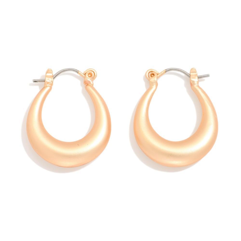Tapered Hoop Earrings