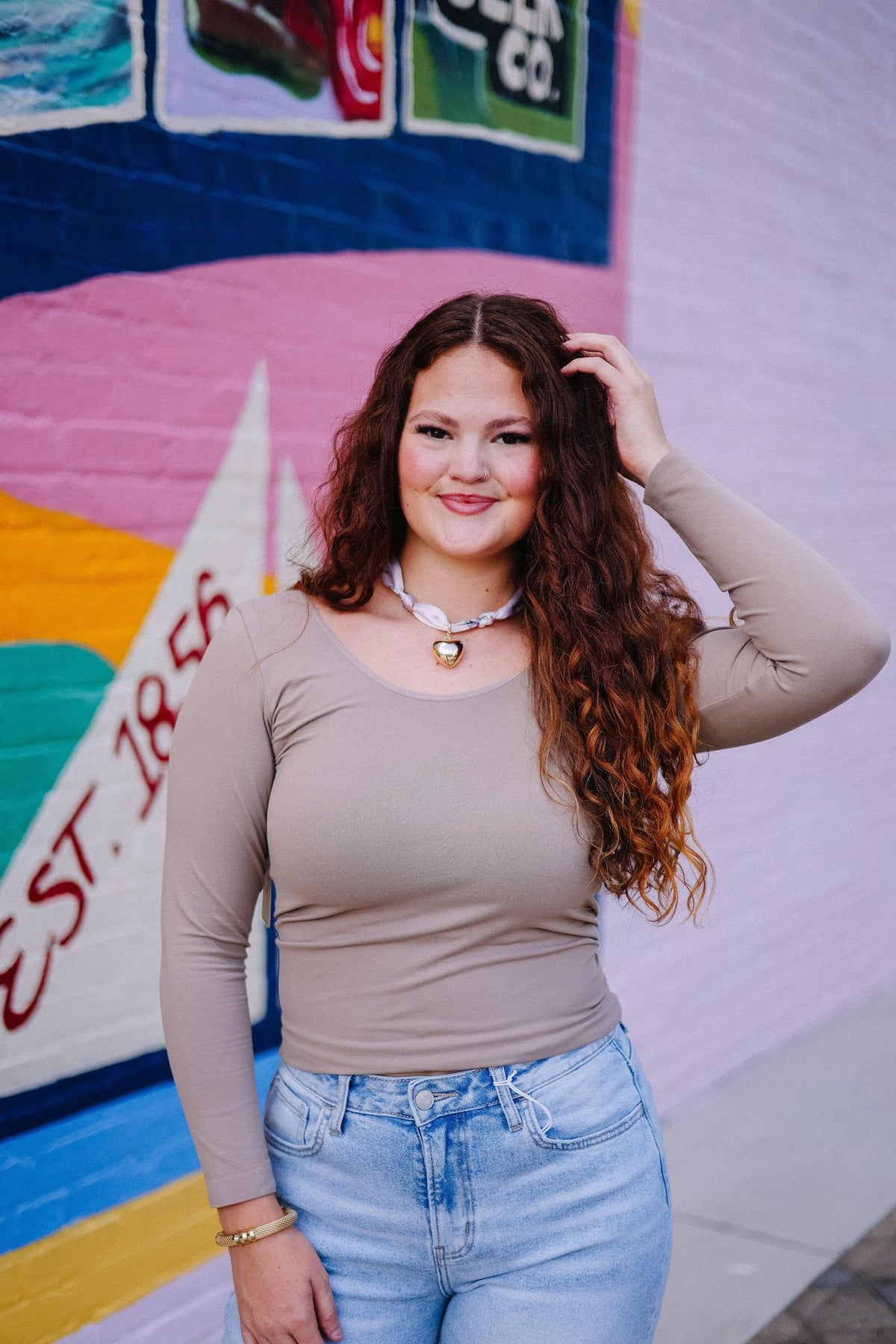 Layer Me Up Long Sleeve- Light Mocha