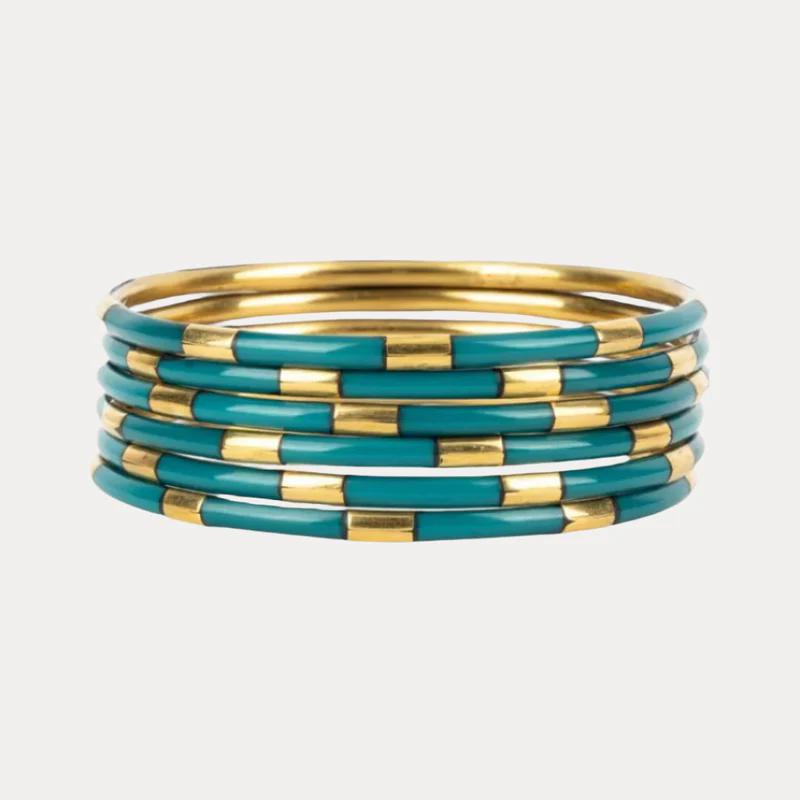 Caribe Veda Bangles - Set of 6 By BuDha Girl