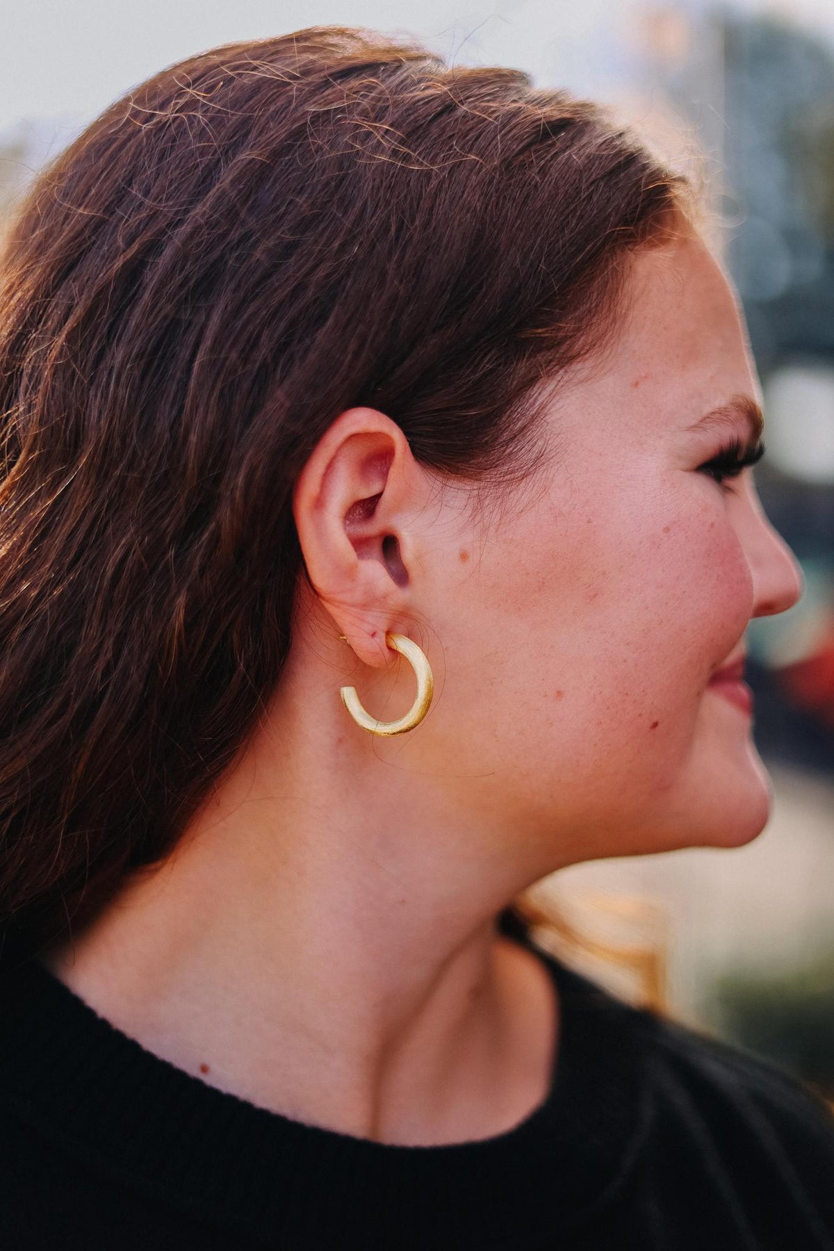 Betty Carre Yael Small Hoop- Gold